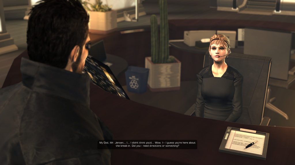 Deus Ex: Human Revolution - Meet the receptionist