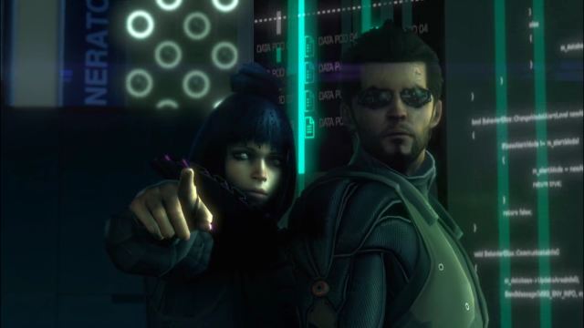 Deus Ex: Human Revolution - Eliza Cassan and Adam Jensen