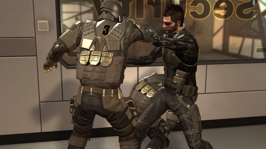 Deus Ex: Human Revolution - Jensen deals with Tai Yong Medical security